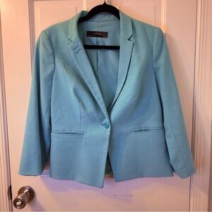 The Limited Blue Blazer Classic Notched Lapel Tailored Fit